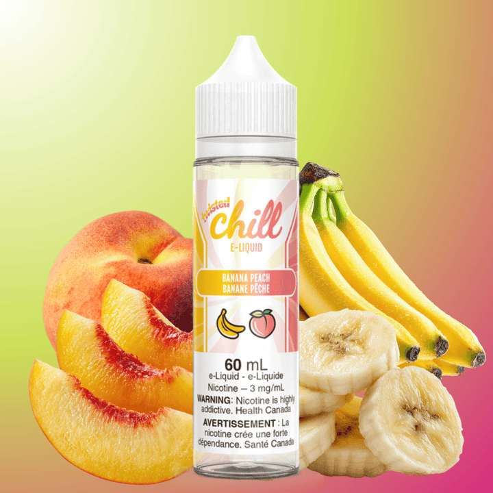 Twisted Chill E-Liquid - Banana Peach Vape Superstore Yorkton Saskatchewan