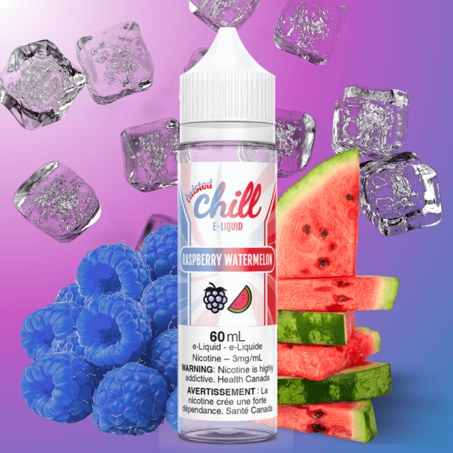 Twisted Chill E-Liquid - Raspberry Watermelon Vape Superstore Yorkton Saskatchewan