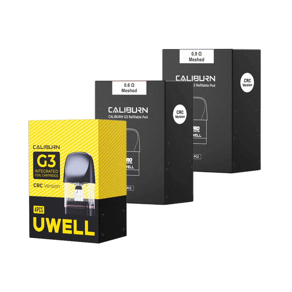 Uwell Caliburn G3 Replacement Pods 0.4Ω (4 Pack Vape Superstore Yorkton Saskatchewan
