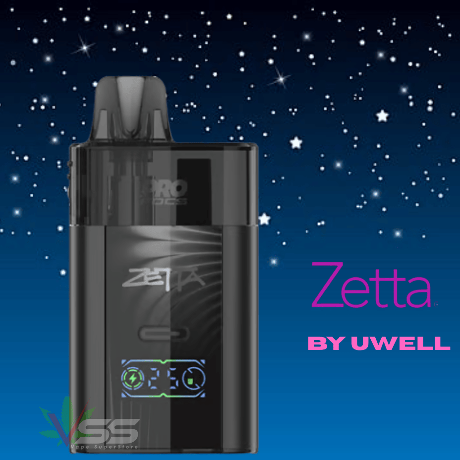 Uwell Zetta Pod Kit-2000mAh Black Vape Superstore Yorkton Saskatchewan