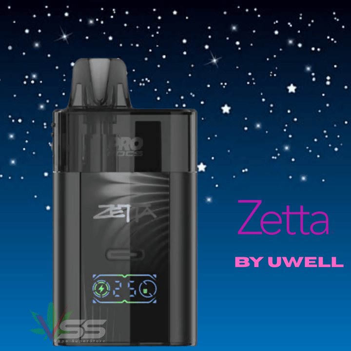 Uwell Zetta Pod Kit-2000mAh Black Vape Superstore Yorkton Saskatchewan