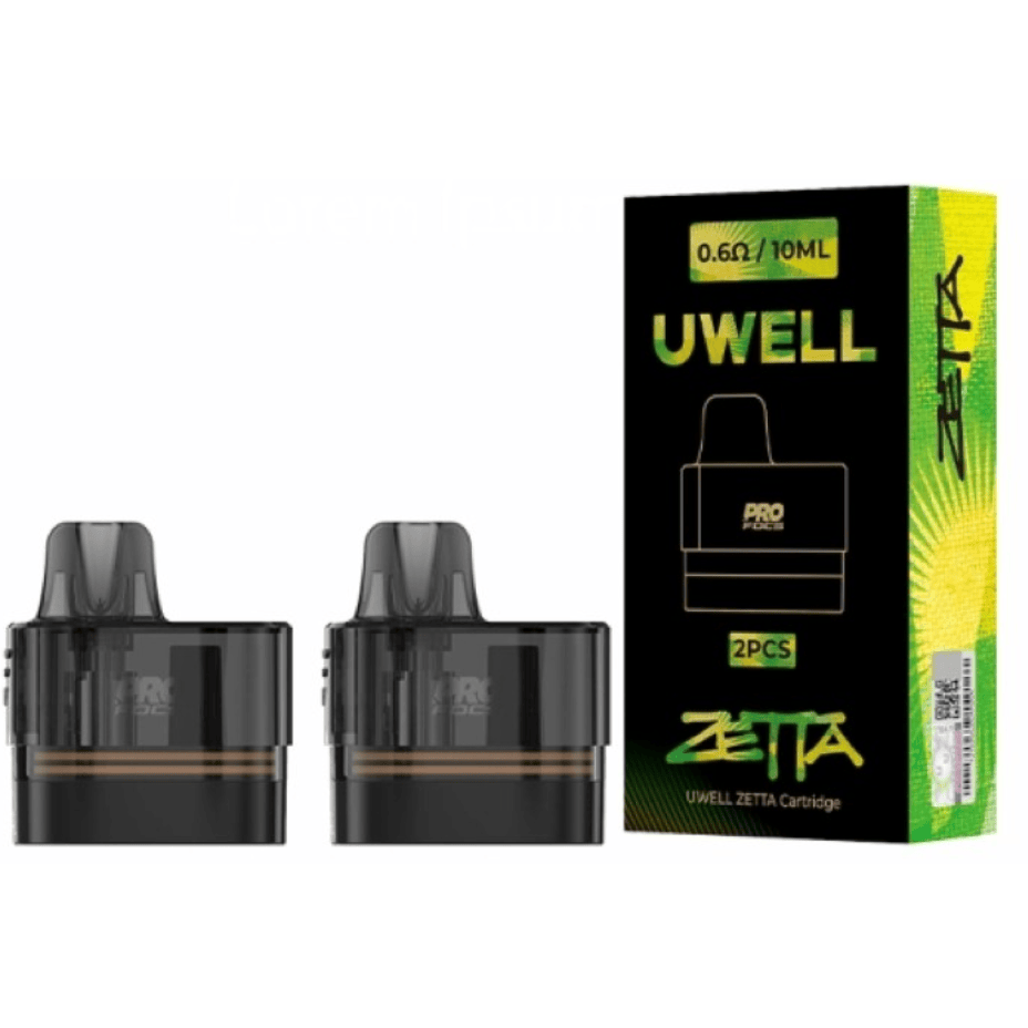 Uwell Zetta Replacement Pods-2/pkg Vape Superstore Yorkton Saskatchewan