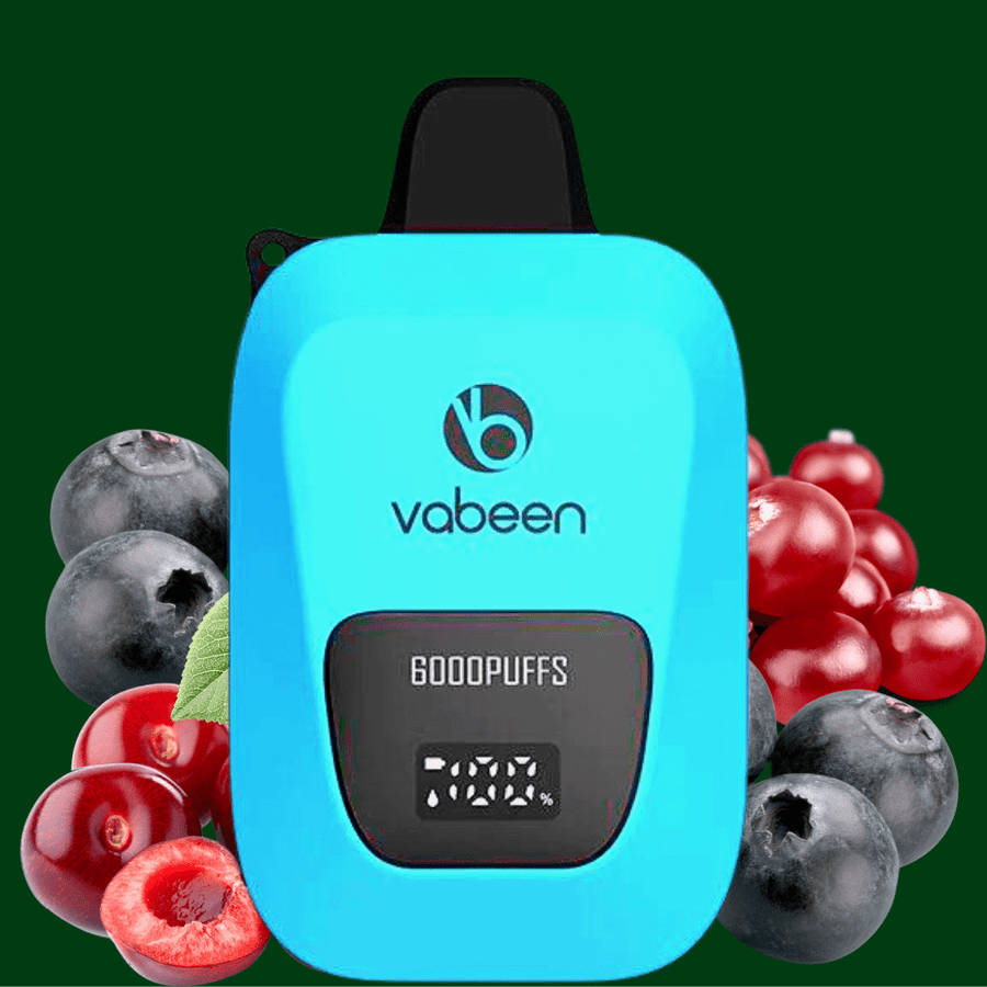 Vabeen Disposables 20mg / 13mL Vabeen Flex Air Ultra 6000 Disposable Vape-Blueberry Cherry Cranberry-Yorkton Vape Superstore