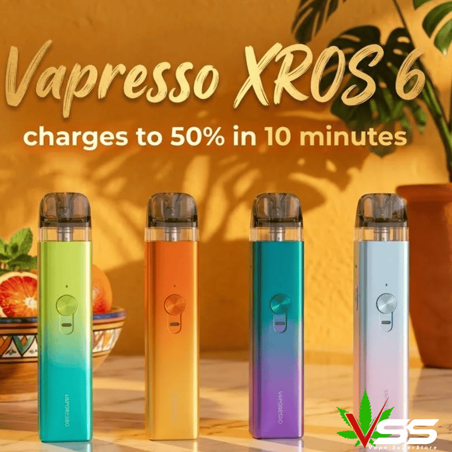 Vaporesso XROS 6 Pod Kit - 1800mAh Vape Superstore Yorkton Saskatchewan