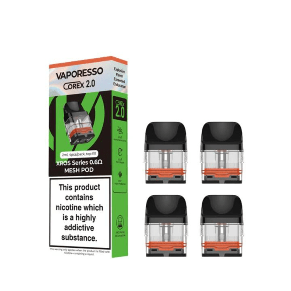 Vaporesso Xros Corex 3.0 Series Replacement Pods-4pkg 0.6Ω Vape Superstore Yorkton Saskatchewan