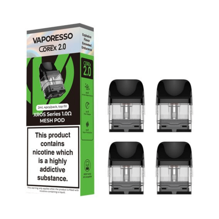 Vaporesso Xros Corex 3.0 Series Replacement Pods-4pkg 1.2Ω Vape Superstore Yorkton Saskatchewan