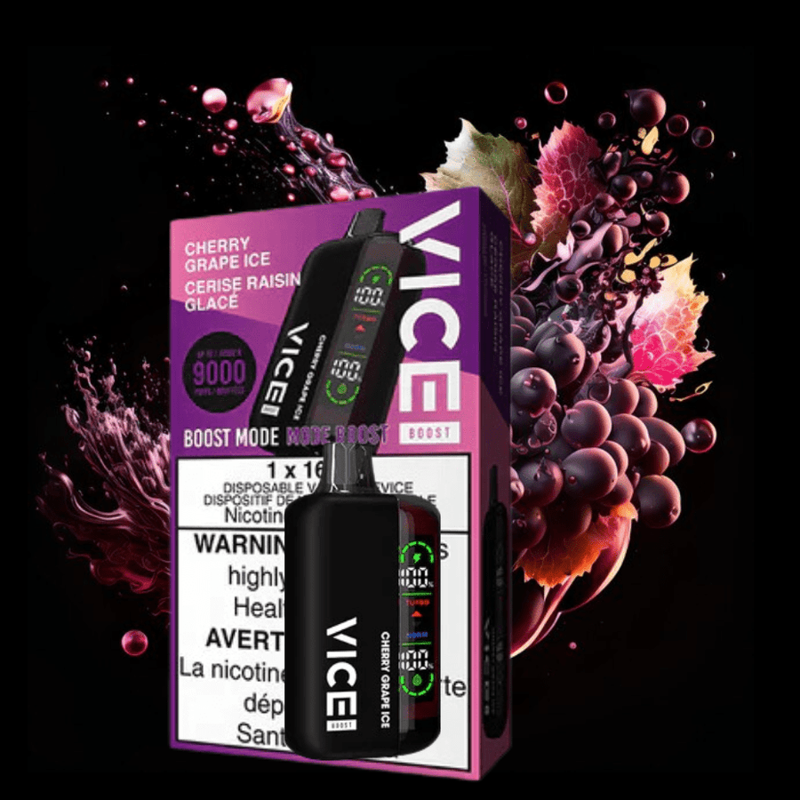 Vice Boost Disposables 9000 Puffs / 20mg Vice Boost Disposable Vape-Cherry Grape
