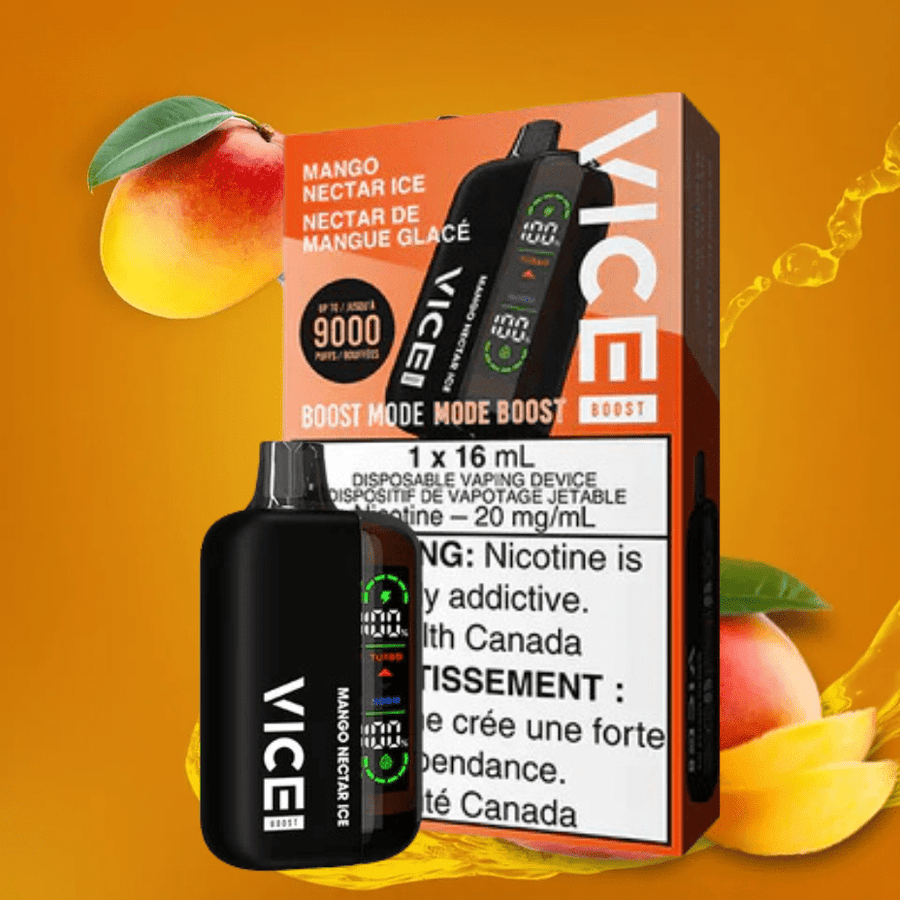 Vice Boost Disposables 9000 Puffs / 20mg Vice Boost Disposable Vape-Mango Nectar Ice