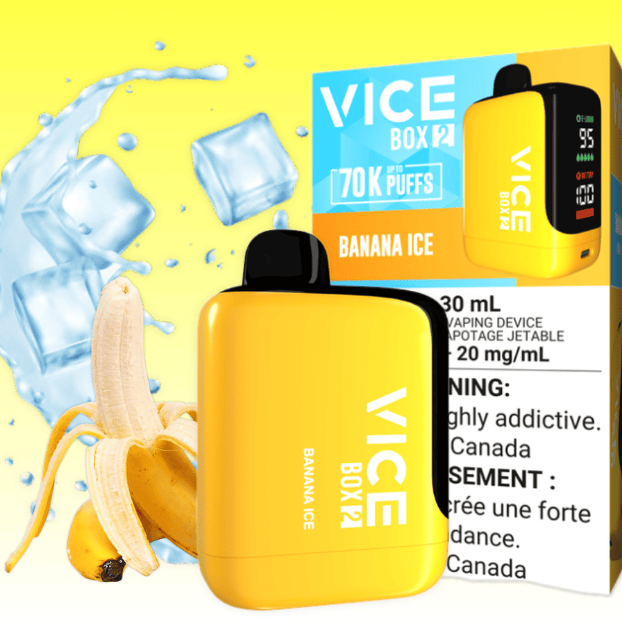 Vice Box 2 70K Disposable Vape - Banana Ice Vape Superstore Yorkton Saskatchewan