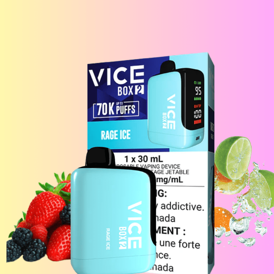 Vice Box 2 Disposable Vape-Rage Ice Vape Superstore Yorkton Saskatchewan