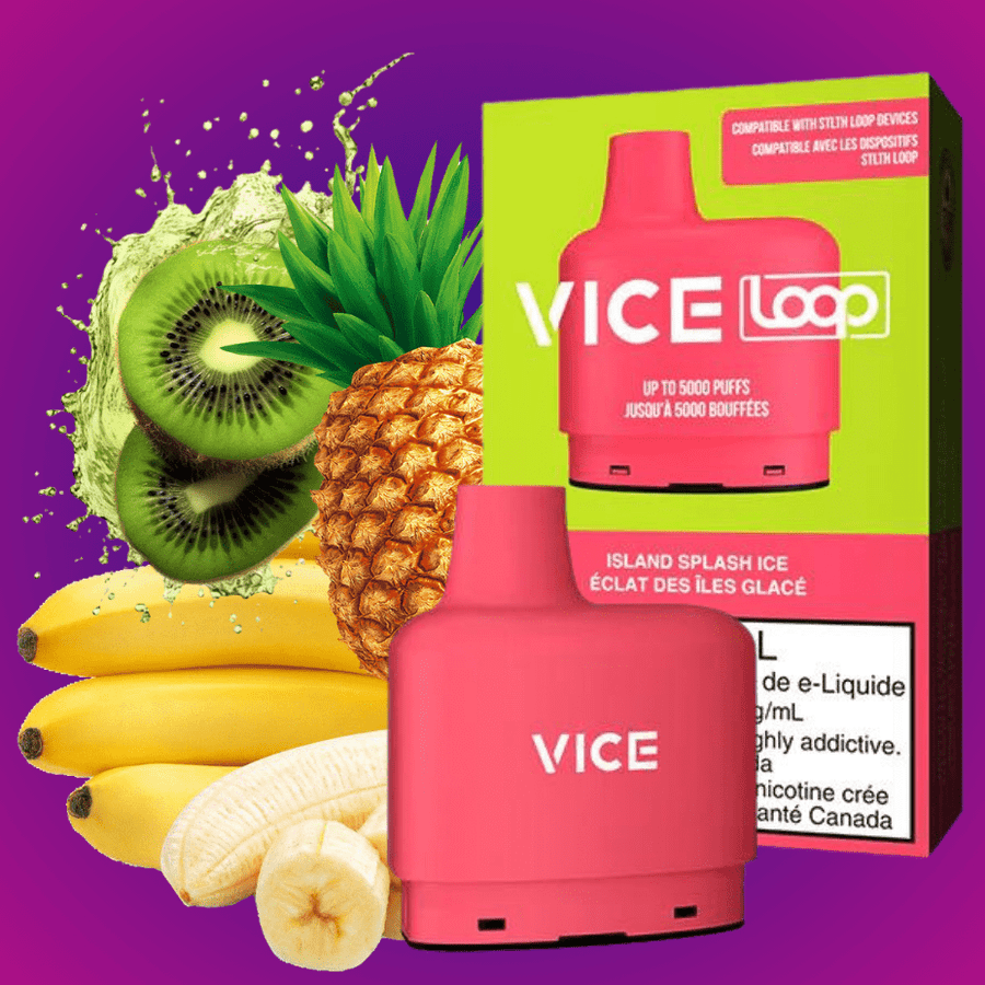 Vice LOOP Closed Pod Systems 20mg / 5000Puffs STLTH Loop Vice Pods-Island Splash Ice STLTH Loop Vice Pods-Island Splash Ice-Yorkton Vape SuperStore, Canada