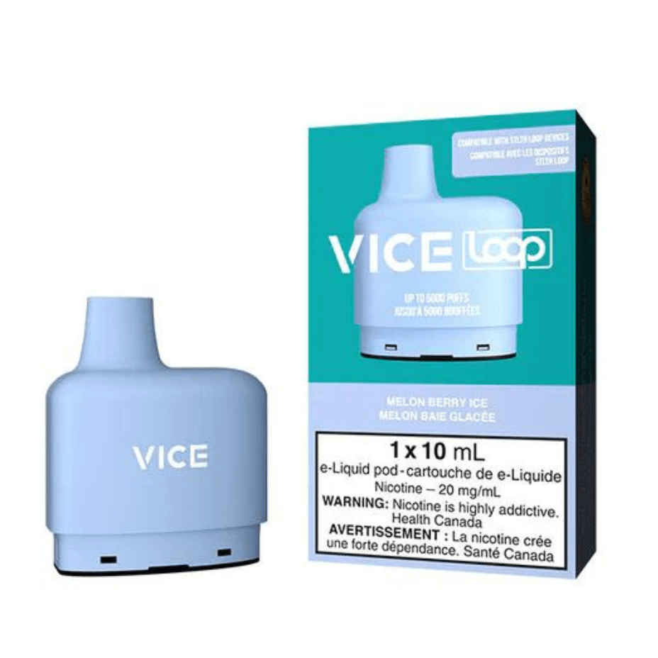 Vice LOOP Closed Pod Systems 20mg / 5000Puffs STLTH Loop Vice Pods-Melon Berry Ice STLTH Loop Vice Pods-Melon Berry Ice-Yorkton Vape SuperStore & Online