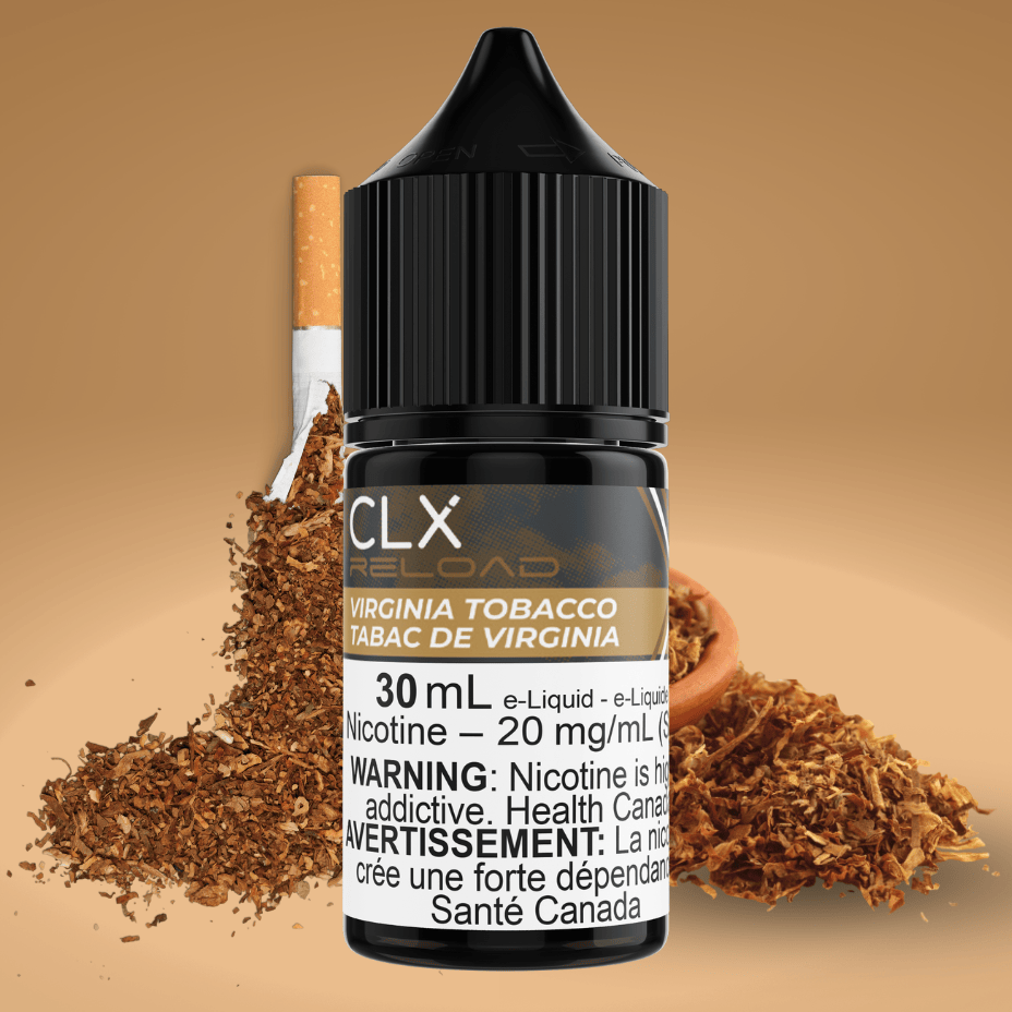 Virginia Tabacco Salt by CLX Reload E-Liquid Vape Superstore Yorkton Saskatchewan
