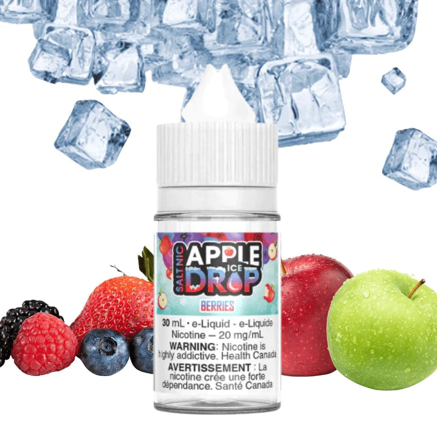 Apple Drop Salt Nic E-Liquid 30ml / 12mg Berries Ice Salts by Apple Drop E-Liquid Berries Ice Salts by Apple Drop Steinbach Vape SuperStore & Bong Shop