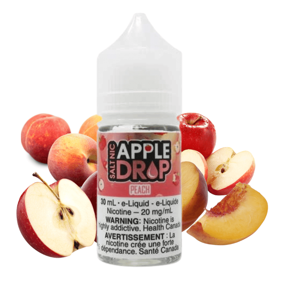 Apple Drop Salt Nic E-Liquid Peach Salts by Apple Drop E-Liquid Peach Salts by Apple Drop Steinbach Vape SuperStore & Bong Shop MB