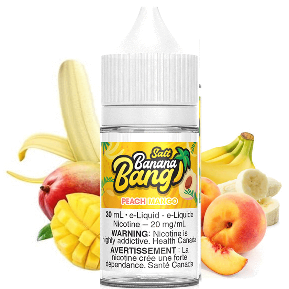 Banana Bang E-Liquid Banana Bang E-Liquid Peach Mango Salt by Banana Bang E-Liquid Peach Mango Salt by Banana Bang E-Liquid-Yorkton Vape Superstore Sask