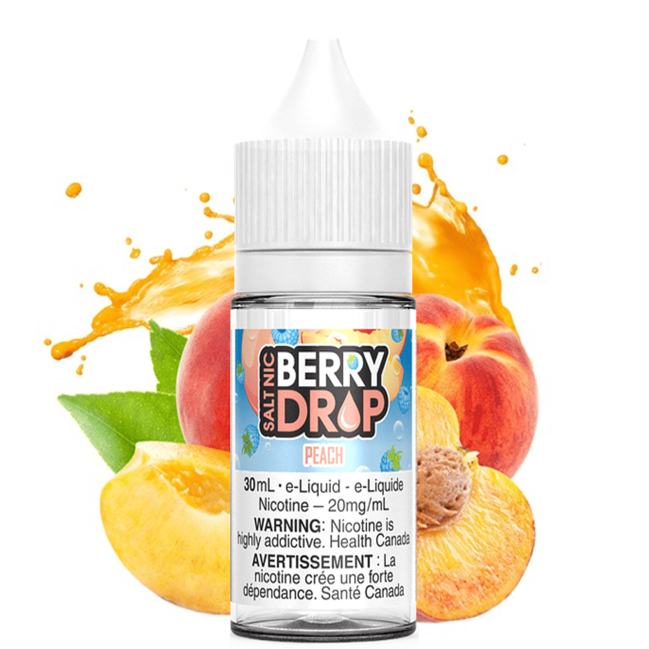 Berry Drop Salt Nic Peach Salt by Berry Drop E-Liquid Peach Salt by Berry Drop E-Liquid-Yorkton Vape Superstore, Sask
