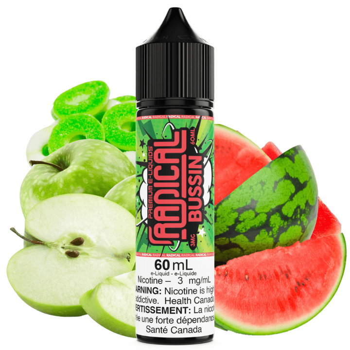 Bussin by Radical E-liquid 60ml / 3mg Vape Superstore Yorkton Saskatchewan