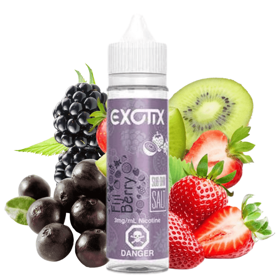 Exotix E-Liquid Salt Nic 60mL / 3mg Fiji Berry By Exotix E-Liquid Fiji Berry By Exotix E-Liquid-Vapexcape Regina Vape & Bong Shop SK