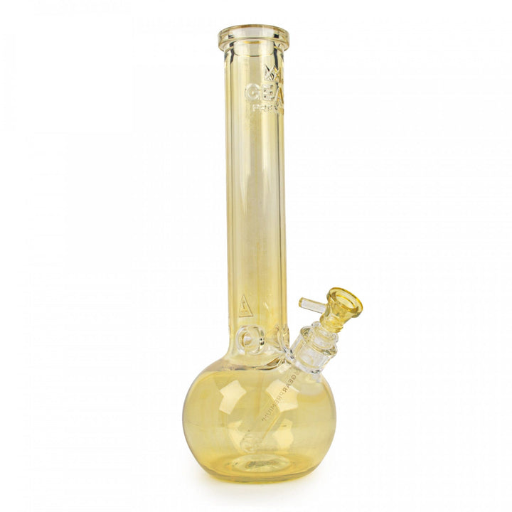 Gear Premium Glass 420 Hardware Color Changing Gear Premium 7mm Bubble Straight Tube Bong-15” Gear Premium Bubble Straight Tube Bong 15”-Yorkton Vape Superstore