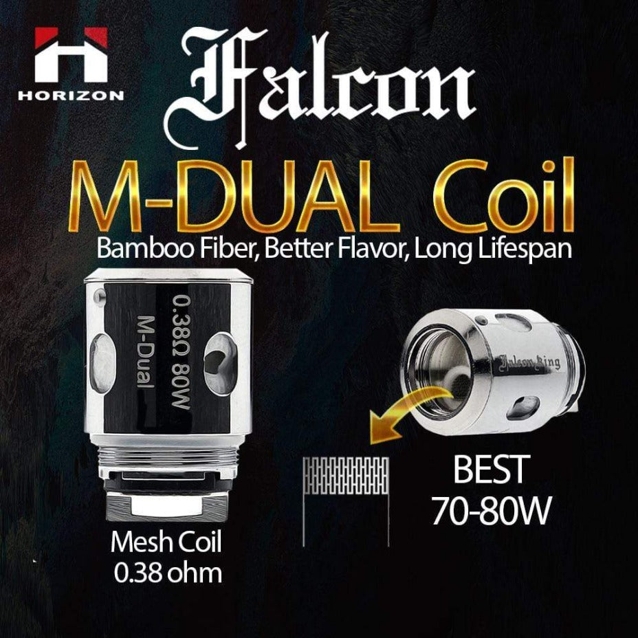 HorizonTech Replacement Coils M-Dual-3/pkg HorizonTech Falcon Coils HorizonTech Falcon Coils - Yorkton Vape SuperStore & Bongs
