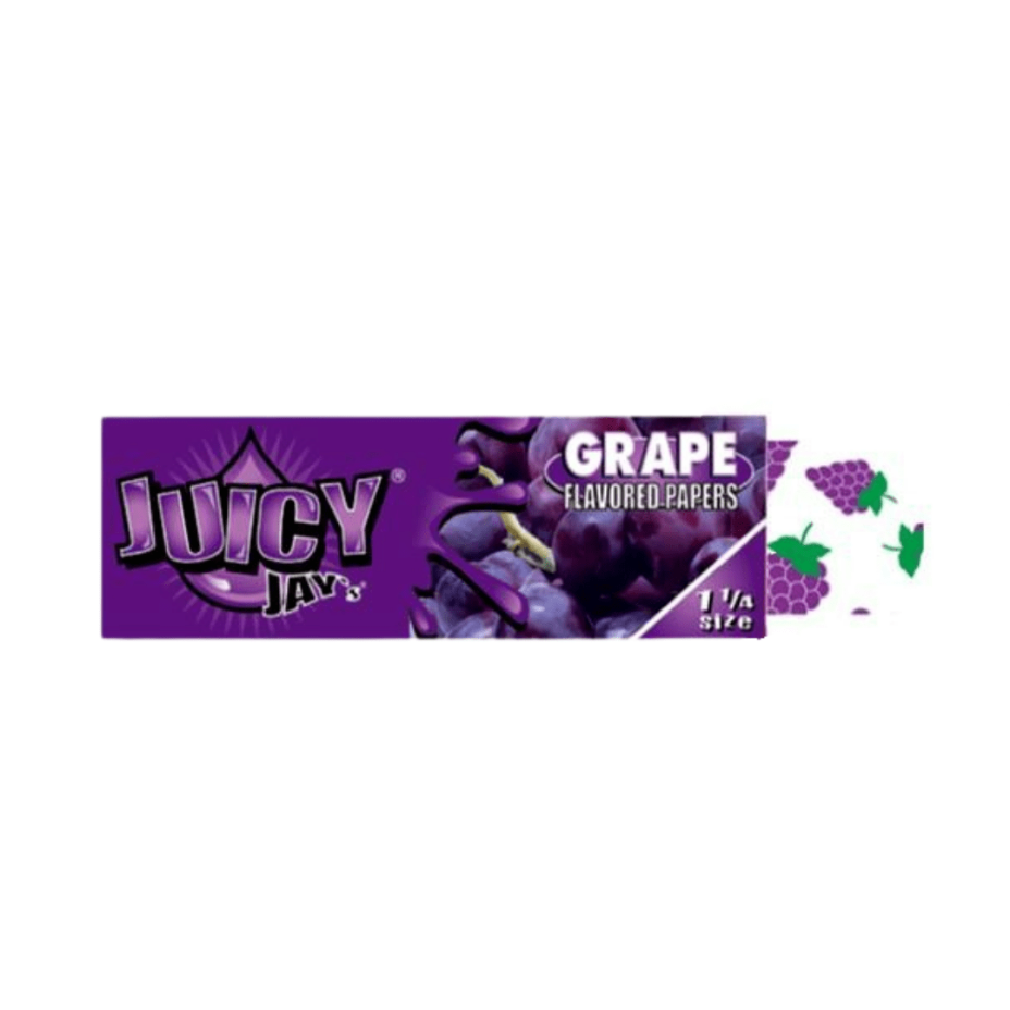 Juicy Jay's 420 Accessories 1¼ / Grape Juicy Jay's Grape Flavoured Rolling Papers 1 1/4 Juicy Jay's Grape Rolling Papers 1 1/4-Yorkton Vape SuperStore Saskatchewan
