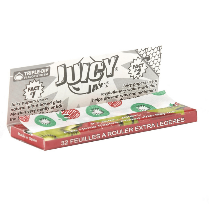 Juicy Jay's 420 Accessories 1¼ / Strawberry Kiwi Juicy Jay's Strawberry Kiwi Flavoured Rolling Papers 1 1/4 Juicy Jay's Strawberry Kiwi Flavoured Rolling Papers 1 1/4-Yorkton 