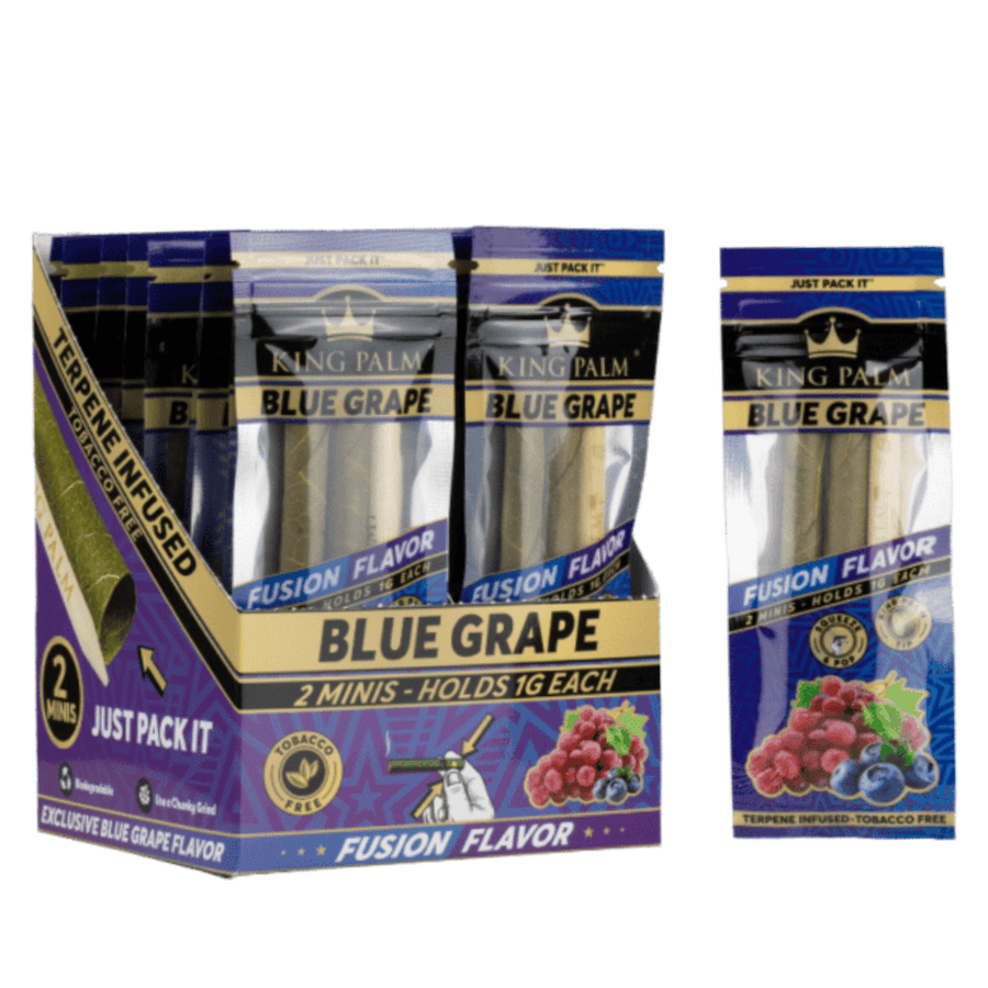 King Palm 420 Accessories King Palm Mini Pre-Roll - Blue Grape King Palm Mini Pre-Roll-Blue Grape-Yorkton Vape SuperStore Sask