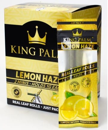 King Palm 420 Accessories King Palm2 Mini Pre-Roll Lemon Haze King Palm 2 Lemon Haze Mini Pre-Roll-Yorkton Vape SuperStore