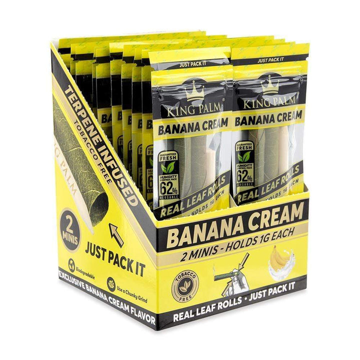 King Palm Mini Pre-Rolls-Banana Cream 2/pk / Banana Cream Vape Superstore Yorkton Saskatchewan