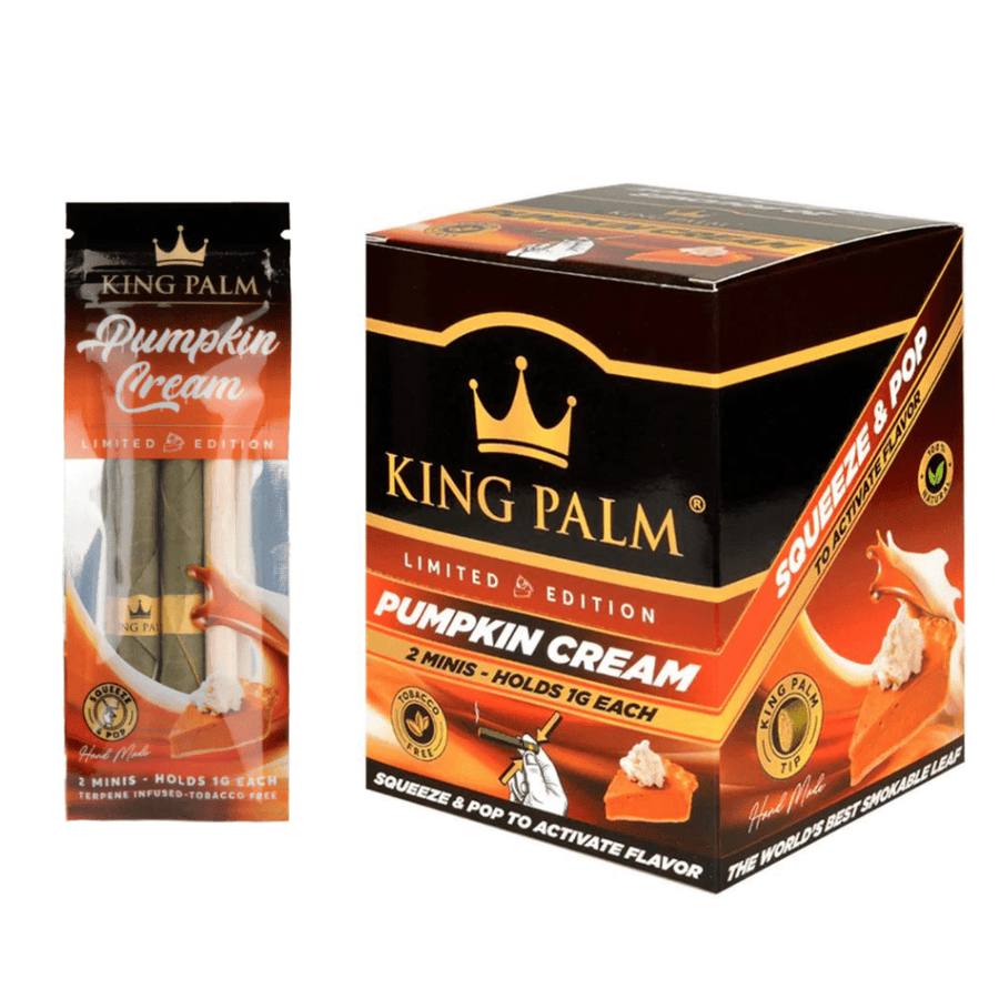 King Palm Pre-Rolled Cones 2/pkg / Pumpkin Cream King Palm Mini Pre-Rolls-Pumpkin Cream King Palm Mini Pre-Rolls-Pumpkin Cream-Vapexcape & Bong Shop Regina SK
