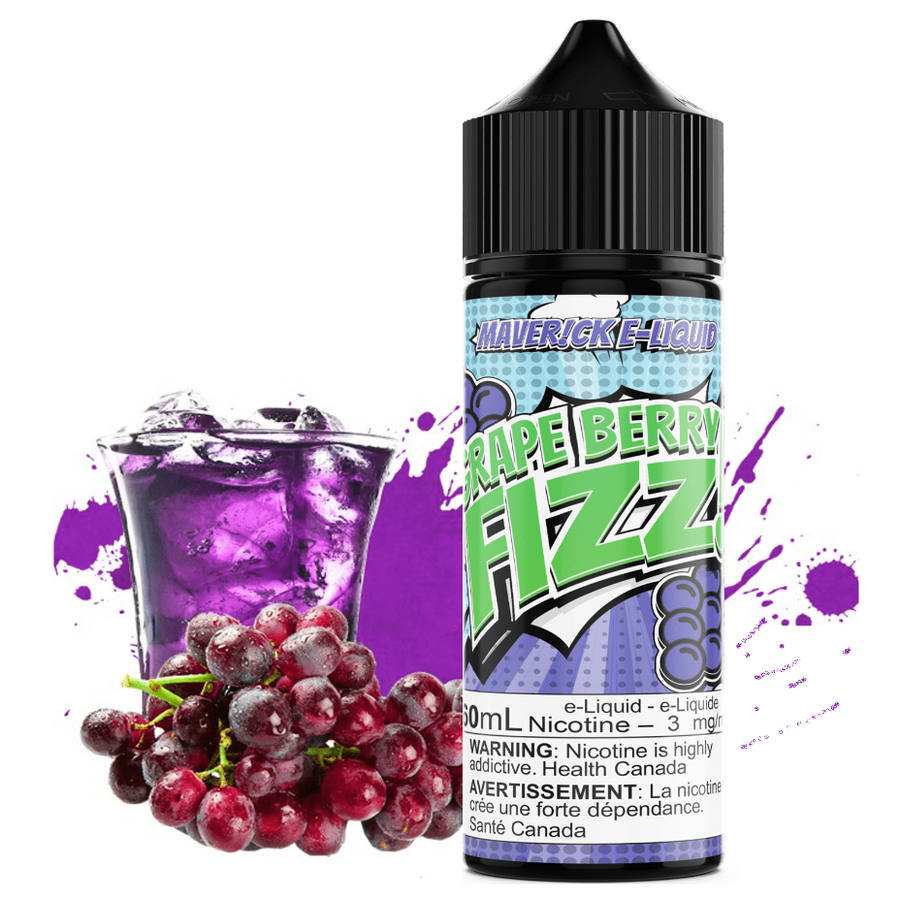 Maverick E-Liquid E-Liquid 60ml / 3mg Grape Berry Fizz by Maverick E-Liquid Grape Berry Fizz by Maverick E-Liquid-Yorkton Vape SuperStore, Sask