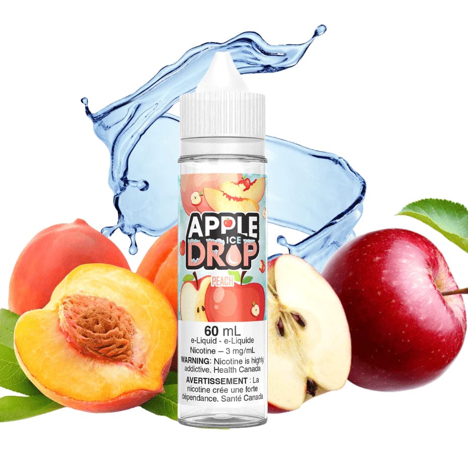 Peach Ice by Apple Drop E-Liquid 0mg / 60ml Vape Superstore Yorkton Saskatchewan