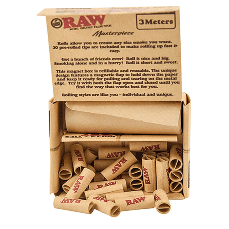 Raw Rolling Papers Raw Classic Masterpiece King size Slim Raw Classic Masterpiece King size Slim Rolls-Yorkton Vape SuperStore