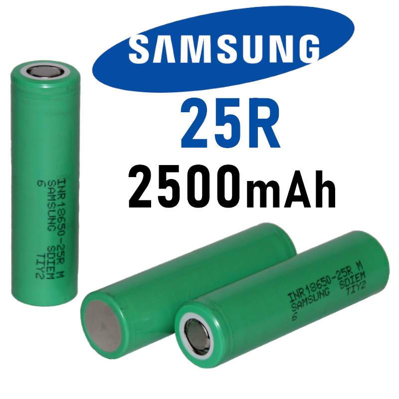 Samsung Vape Accessories 18650 Samsung INR-18650-25R Authentic Battery Samsung INR-18650-25R Vape Battery - Yorkton Vape SuperStore 