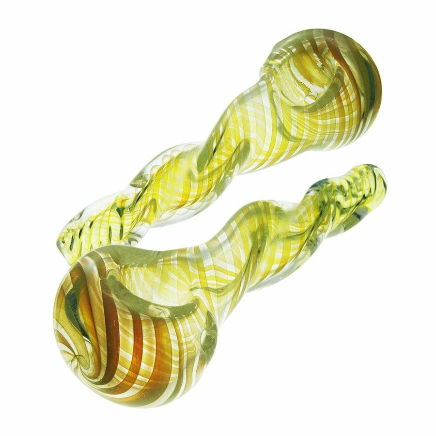 Shine Glassworks Hand Pipes Fumed & Twisted Hand Pipe-4" Fumed & Twisted Hand Pipe-4"-Yorkton Vape SuperStore & Bongs