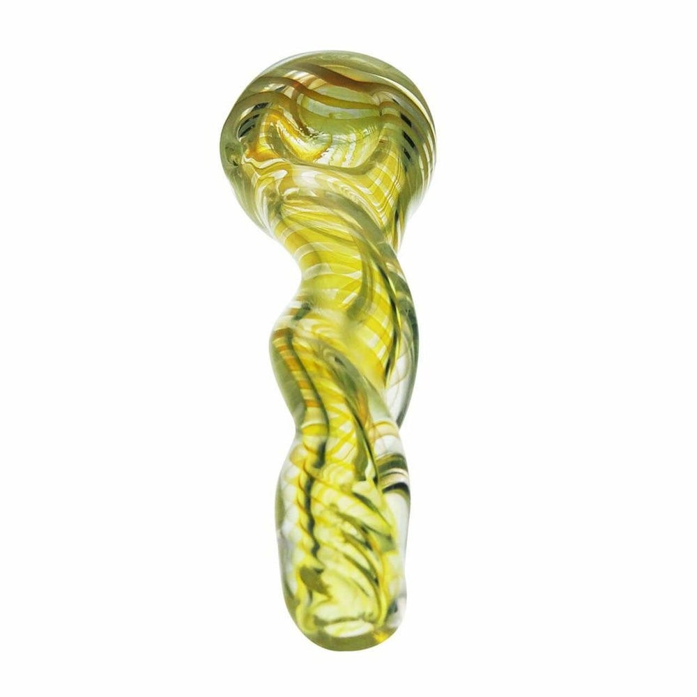Shine Glassworks Hand Pipes Fumed & Twisted Hand Pipe-4" Fumed & Twisted Hand Pipe-4"-Yorkton Vape SuperStore & Bongs