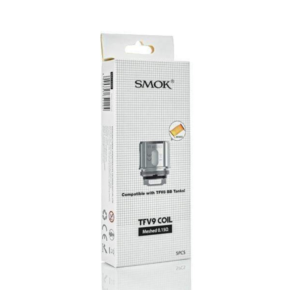 Smok Accessories 0.15ohm Mesh SMOK TFV9 Replacement Coils - 5pck SMOK TFV9 Replacement Coils-5pck-Yorkton Vape SuperStore and Bong Shop