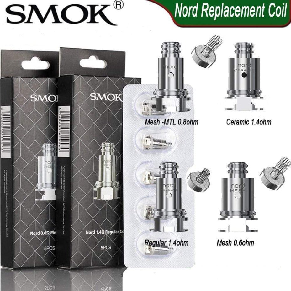 Smok Hardware & Kits Smok Nord Individual Replacement Coils Smok Nord Replacement Coils - Yorkton Vape SuperStore, Saskatchewan, Canada