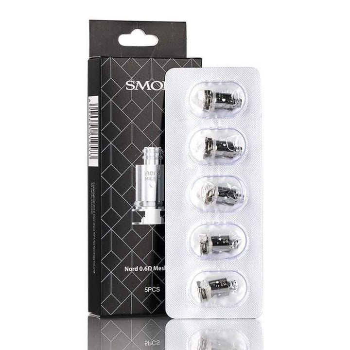 Smok Replacement Coils Mesh.6-individual Smok Nord Individual Replacement Coils Smok Nord Replacement Coils - Yorkton Vape SuperStore & Bong Shop SK, Canada