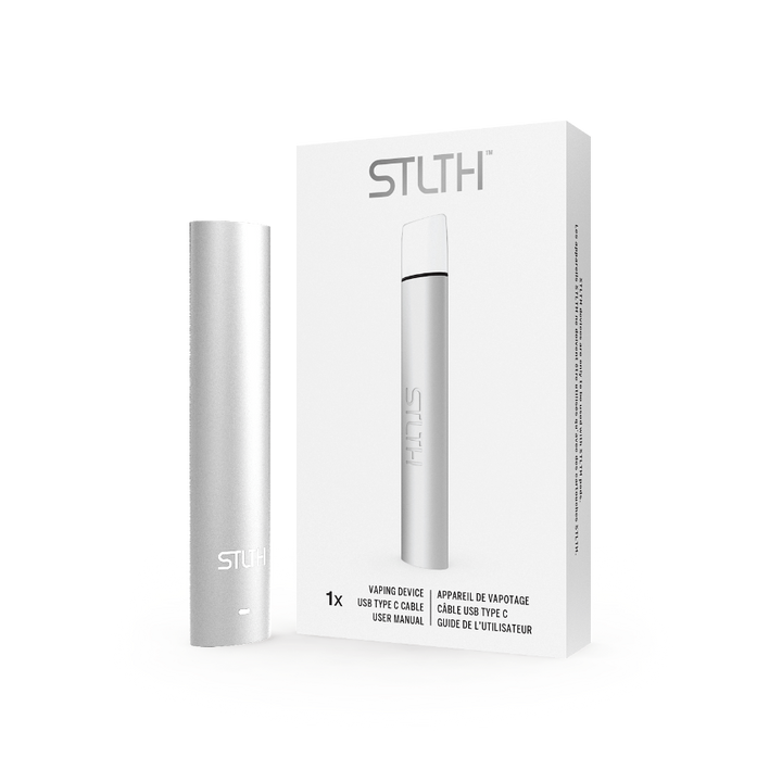 STLTH STLTH (S-Compatible) Silver Metal STLTH Type C Pod Device STLTH Type C Pod Device-Yorkton Vape SuperStore & Bong Shop SK, Canada