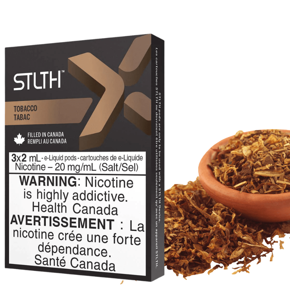 STLTH X STLTH Pods 20mg STLTH X Pod Pack-Tobacco STLTH X Pod Pack-Tobacco-VapeXcape Regina & Bong Shop SK, Canada