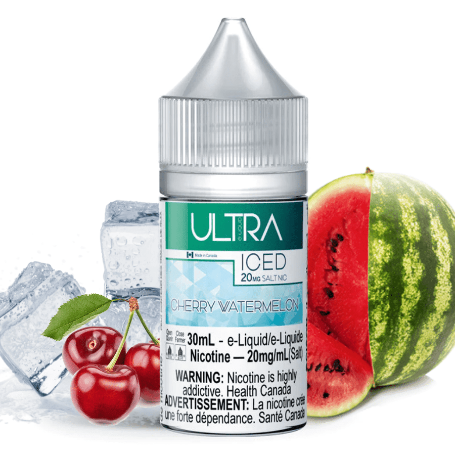 Ultra E-Liquid Salt Nic 10mg / 30mL Ultra Salt Cherry Watermelon Ice Ultra Salt Cherry Watermelon Ice-Yorkton Vape Superstore