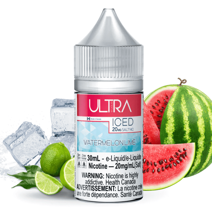 Ultra E-Liquid Salt Nic 10mg / 30mL Ultra Salt Watermelon Lime Ice Ultra Salt Watermelon Lime Ice-Yorkton Vape SuprStore SK